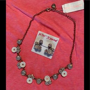 Betsey Johnson Earring and Necklace Set